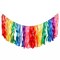Rainbow Colorful Tassels Garland Party Banner Decorations (14 x 118")